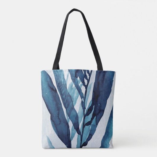 Blauwe schijf I Tote Bag (Achterkant)