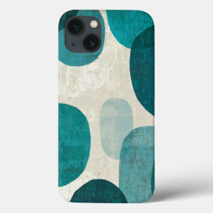Blauwe schijven iPhone 13 hoesje