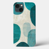 Blauwe schijven Case-Mate iPhone case (Achterkant)