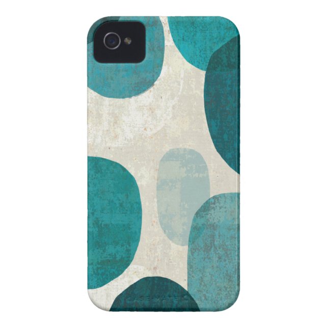 Blauwe schijven Case-Mate iPhone case (Achterkant)