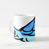 Blauwe Schildpad Koffiemok (Voorkant links)