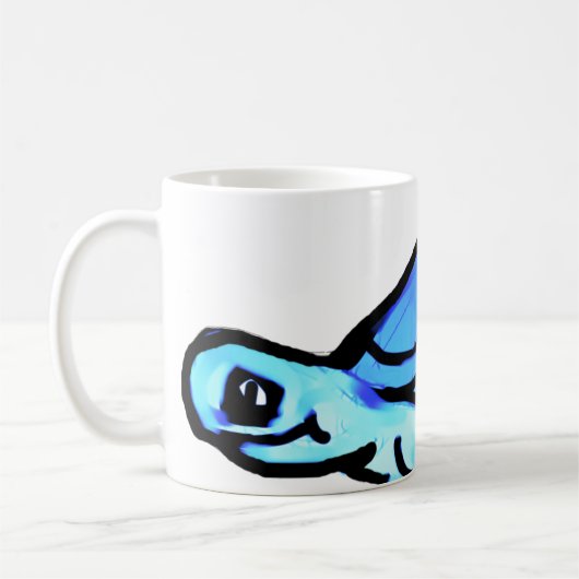 Blauwe Schildpad Koffiemok (Links)