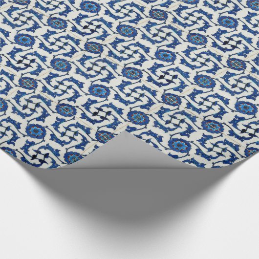 Blauwe schildpadden cadeaupapier (Hoek)