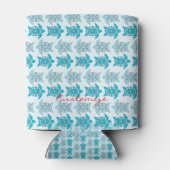 Blauwe schildpadden die Thunder_Cove zwemmen Blikjeskoeler (Achterkant)