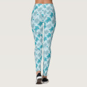 Blauwe schildpadden die Thunder_Cove zwemmen Leggings (Achterkant)