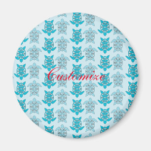 Blauwe schildpadden die Thunder_Cove zwemmen Magneet