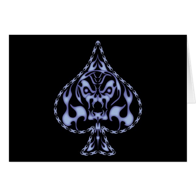 Blauwe schildschedel (Voorkant Horizontaal)