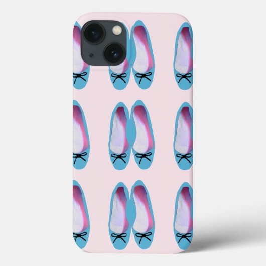 Blauwe schoenen Case-Mate iPhone case (Achterkant)