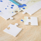 Blauwe schoenen Illustratie Legpuzzel (Zijkant)