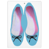 Blauwe schoenen klembord (Achterkant)
