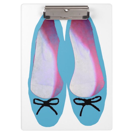 Blauwe schoenen klembord (Voorkant)