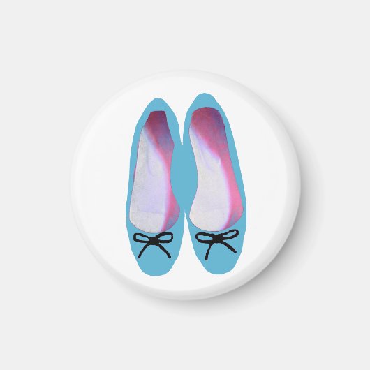 Blauwe schoenen magneet (Voorkant)