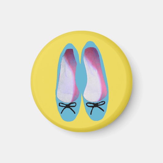 Blauwe schoenen magneet (Voorkant)