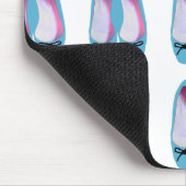Blauwe schoenen muismat (Hoek)
