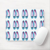 Blauwe schoenen muismat (Met muis)
