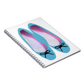 Blauwe schoenen notitieboek (Rechterzijde)