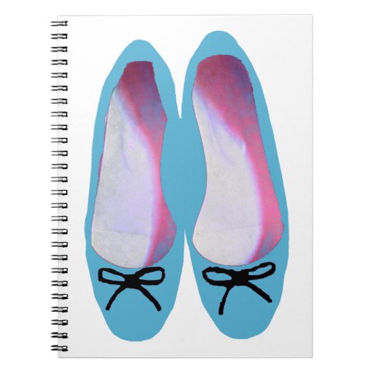 Blauwe schoenen notitieboek (Voorkant)
