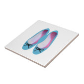 Blauwe schoenen tegeltje (Zijkant)