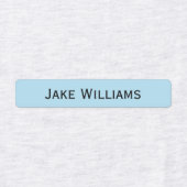 Blauwe schoolkledinglabels voor kinderen labels (Design 1)