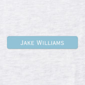 Blauwe schoolkledinglabels voor kinderen labels (Design 2)