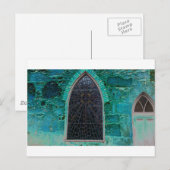Blauwe schoonheid briefkaart (Voorkant / Achterkant)
