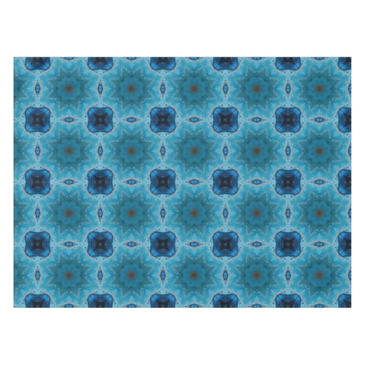 Blauwe schoonheid tafelkleed (Voorkant (Horizontaal))