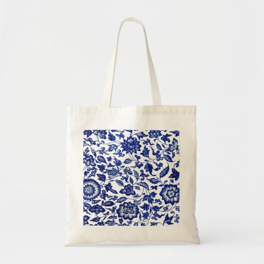 Blauwe schoonheid tote bag (Voorkant)