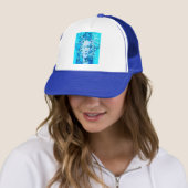 Blauwe Schorpioen Trucker Pet (In situ)