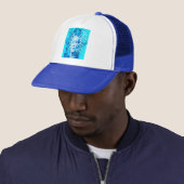 Blauwe Schorpioen Trucker Pet (In situ)