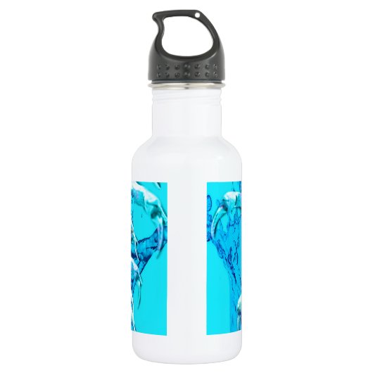 Blauwe Schorpioen Waterfles (Achterkant)
