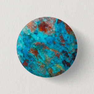 Blauwe schotkiet ronde button 3,2 cm