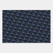 Blauwe Scorpion Inpakpapier Vel (Voorkant 2)