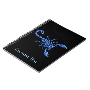 Blauwe Scorpion Notitieboek