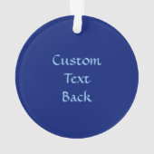 Blauwe Scorpion Ornament (achterkant)