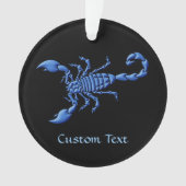Blauwe Scorpion Ornament (voorkant)