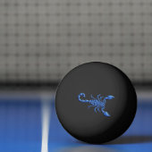 Blauwe Scorpion Pingpongbal (Net)