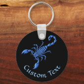 Blauwe Scorpion-Sleutelhanger Sleutelhanger (Voorkant)