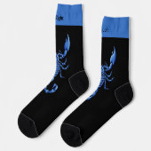 Blauwe Scorpion Socks Sokken (Links)