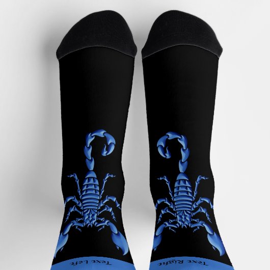 Blauwe Scorpion Socks Sokken (Top)