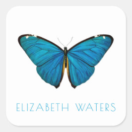 BLAUWE SEAL STICKER : BLAUWE BUTTERFLES