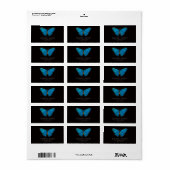 BLAUWE SEAL STICKER : BLAUWE BUTTERFLES (Full Sheet)