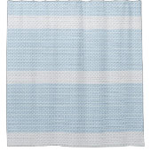 Blauwe sereniteit douchegordijn (Voorkant)