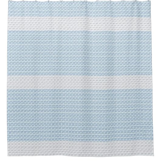 Blauwe sereniteit douchegordijn (Voorkant)