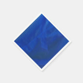 Blauwe servetten met een golvend ontwerp (Hoek)