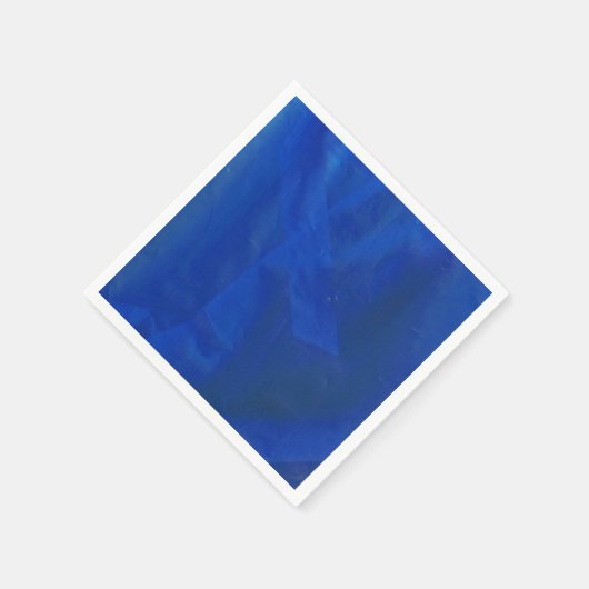 Blauwe servetten met een golvend ontwerp (Hoek)