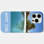 Blauwe Shades iPhone Hoesje (Achterkant (horizontaal))