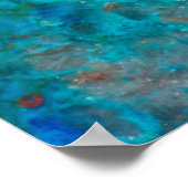 Blauwe Shattuckiet Poster (Hoek)