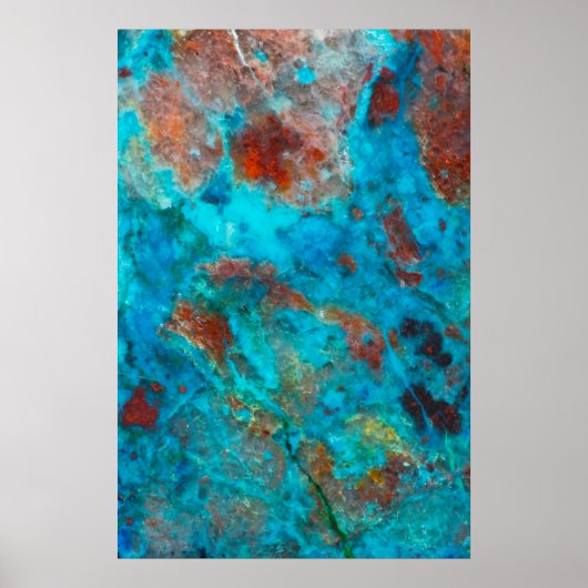 Blauwe Shattuckiet Poster (Voorkant)