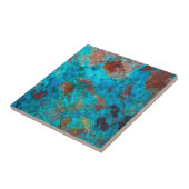 Blauwe Shattuckiet Tegeltje (Zijkant)