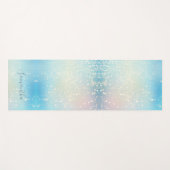 Blauwe Shimmer Yoga Mat (Voorkant (horizontaal))